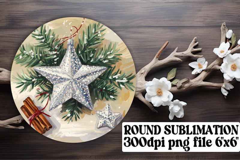 Bright keychain PNGs, ready for unique round projects! , Christmas Sublimation afrosvg 