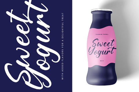 Bright Mystic - Modern Bold Script Font Letterena Studios 