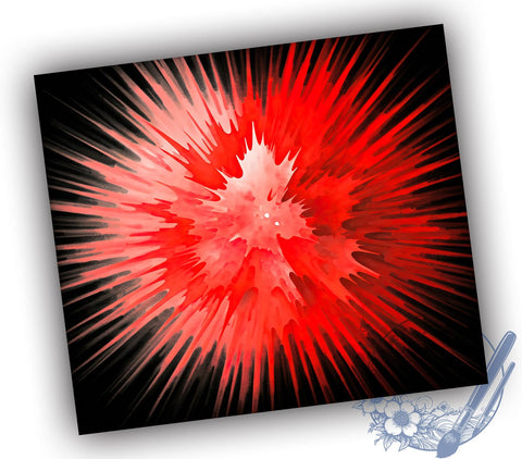 Bright Red 20oz Custom Tumbler Wrap, Sublimation Tumbler, 20oz Tumbler Wrap, Colorful Tumbler, Custom Tumbler Design, Personalized Tumbler, Bright Color Tumbler Sublimation ToriDesigns 