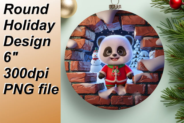 Bright round designs for stunning keychains, perfect for personalizing gifts., Xmas Sublimation HoodArtCraft 