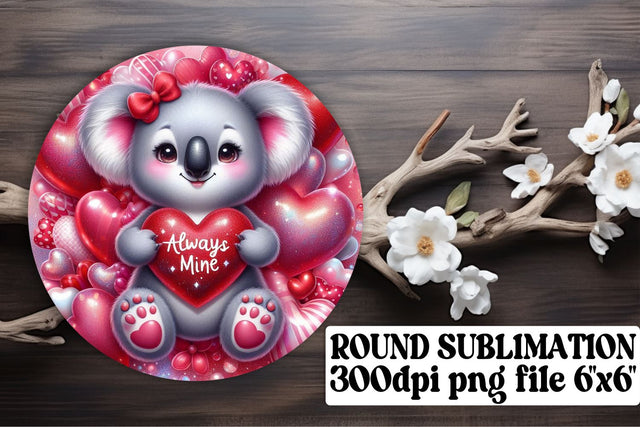 Bright round PNGs for keychains, ideal for sublimation! , Valentines Sublimation afrosvg 