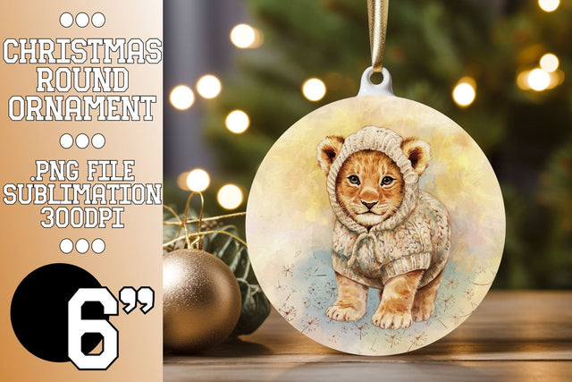 Bright round templates for creative keychains, perfect for gifting., Animals Sublimation HoodArtCraft 