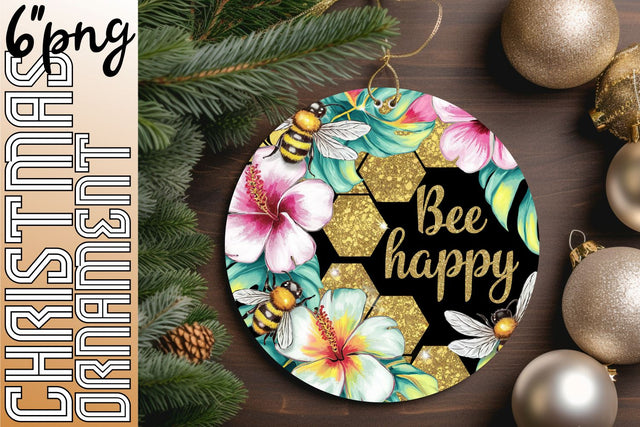 Bright round templates for creative keychains, perfect for gifting., Bee Sublimation HoodArtCraft 
