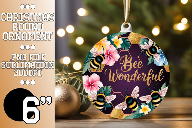 Bright round templates for eye-catching keychains, ideal for sublimation., Bee Sublimation HoodArtCraft 