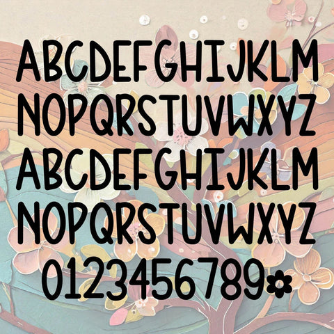 Bright to Blossom Handwriting Font OTF, Fonts for Crafting, Handwritten Font Font Crafting With Brenna 