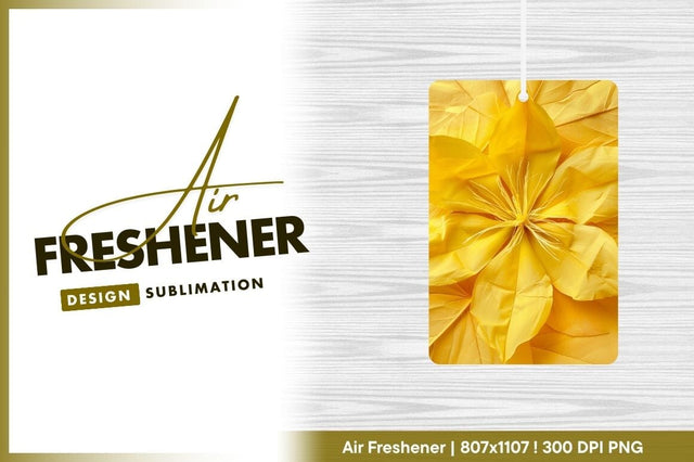 Bright yellow paper flower detailed macro image Sublimation Regulrcrative 