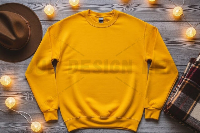 Bright yellow t-shirt mockup design Mock Up Photo Designangry 