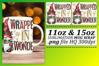 brighten your beverage time! , Fun and colorful wraps, Gnomes Sublimation afrosvg 
