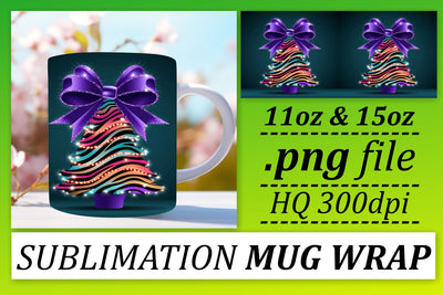 brighten your beverage time! , Fun and vibrant wraps, Neon Xmas Sublimation afrosvg 