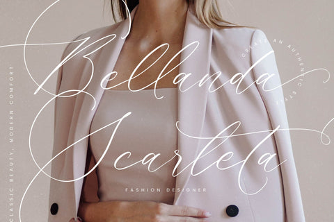 Brightera Himalaye - Beautiful Script Calligraphy Font Letterena Studios 