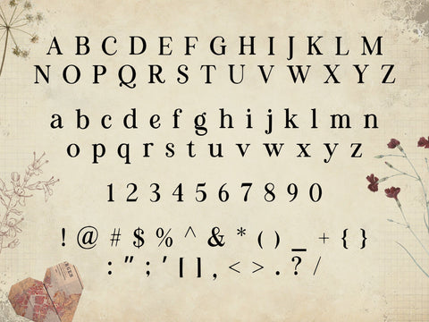 Brightmere - A vintage serif font. Font Dots-A-Lot 