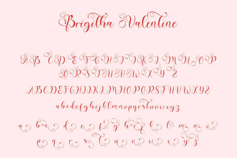Brigitha Valentine Font Prasetya Letter 