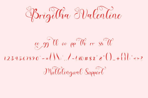 Brigitha Valentine Font Prasetya Letter 