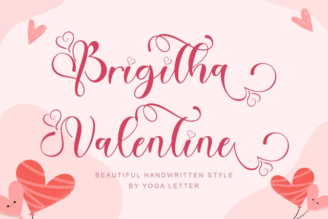 Brigitha Valentine Font Prasetya Letter 