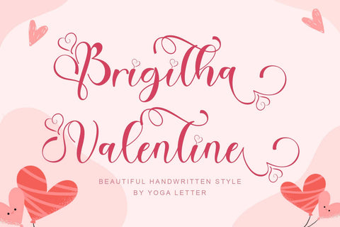 Brigitha Valentine Font Prasetya Letter 