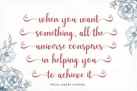 Brilliant Garden Font RomieStudio 