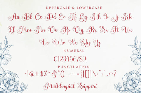 Brilliant Garden Font RomieStudio 