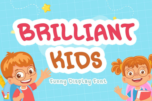 Brilliant Kids Font Prasetya Letter 