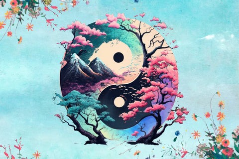 Brilliant Magic Yinyang Sublimation Sublimation designartist 