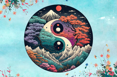 Brilliant Magic Yinyang Sublimation Sublimation designartist 