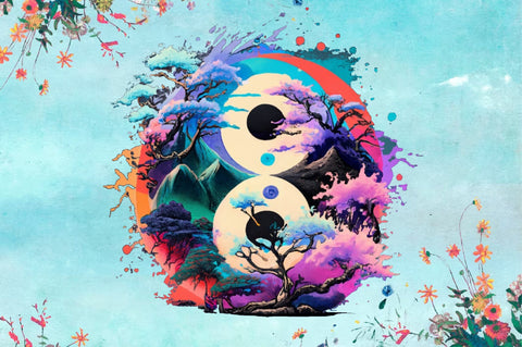 Brilliant Magic Yinyang Sublimation Sublimation designartist 