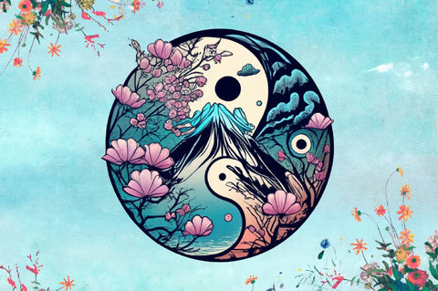 Brilliant Magic Yinyang Sublimation Sublimation designartist 