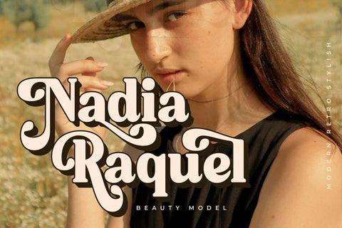 Bristle Radiant - Modern Retro Stylish Font Letterena Studios 