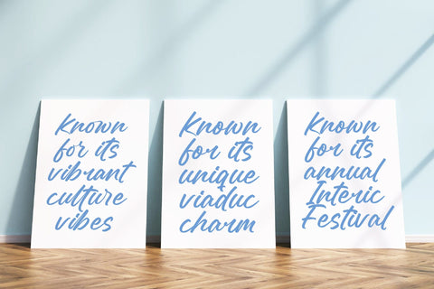 Britany Ristov - Bold Brush Font Font Letterena Studios 