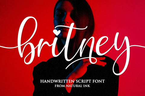 Britney Font Studio Natural Ink 