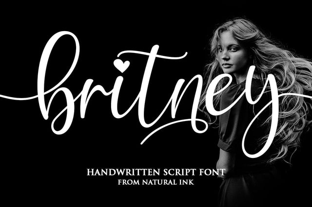 Britney Font Studio Natural Ink 
