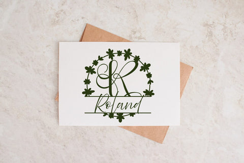 Brixtonor Split Monogram Font Font Dm Letter Studio 