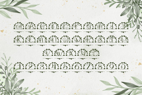 Brixtonor Split Monogram Font Font Dm Letter Studio 