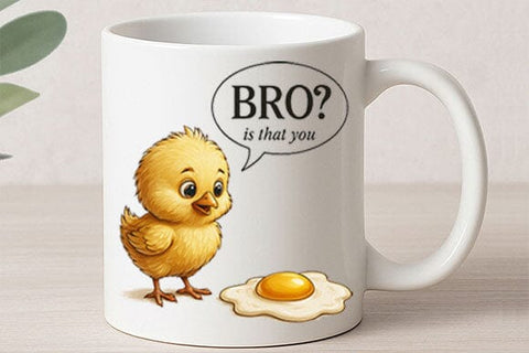 Bro Is That You PNG Funny Chick & Egg Meme Sublimation Design SVG BillahCrafts 