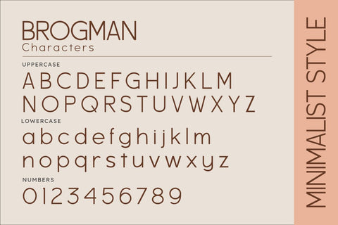 Brogman - Fashionable Sans Serif Font Masyafi Studio 