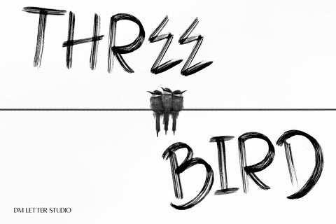 Broken Ink Font Dm Letter Studio 