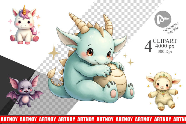 Broken Plushie Spirits Clipart Sublimation artnoy 