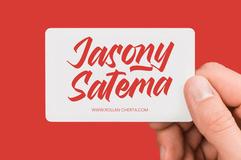 Broklyn Enthusia - Bold Handwritten Font Font Letterena Studios 