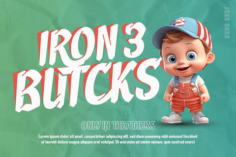 Broleh - Movie Display Font Font twinletter 