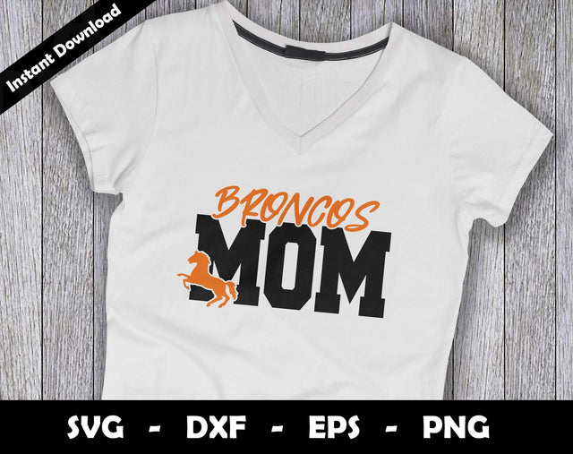 Broncos Mom SVG Cut File, Broncos logo SVG Design, Broncos Mom Football, T-Shirt Sublimation Design Png SVG Arthur Arellano 