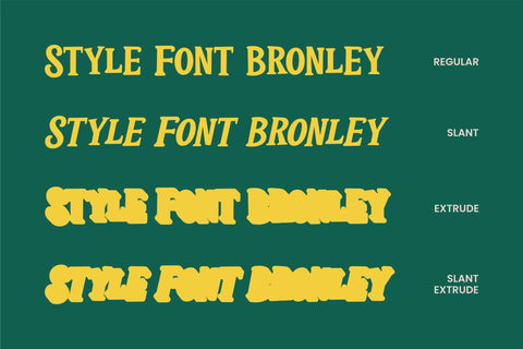 Bronley Font ahweproject 