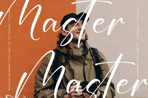 Bronzite Marble - Stylish Handwritten Font Font Letterena Studios 