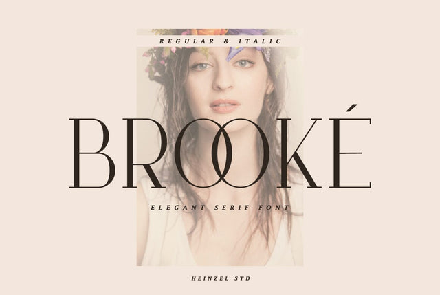 Brooke Minimalist Serif Font Font Heinzel Studio 