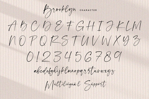 Brooklyn - Handwritten Font Font Alpaprana Studio 