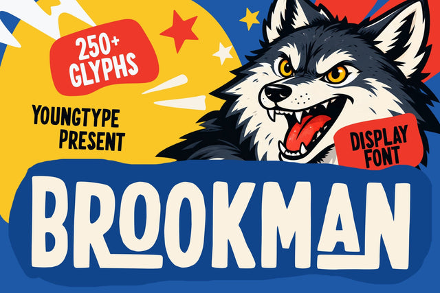 Brookman Display Font Youngtype 