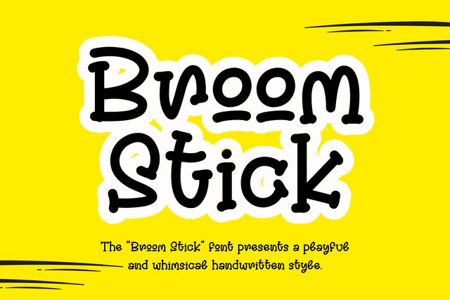 Broom Stick Font Afandi Studio 