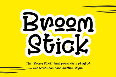 Broom Stick Font Afandi Studio 
