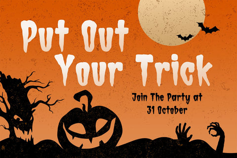 BROOMSTICK - Halloween Font SVG Mozarella 
