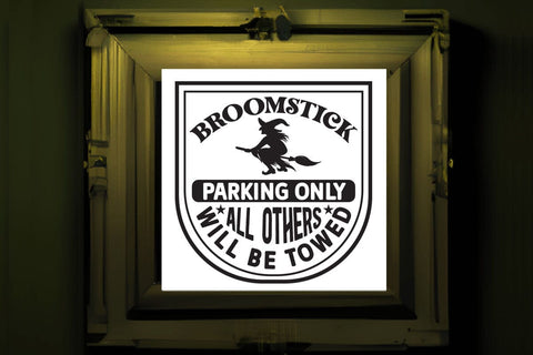 Broomstick parking only all others will SVG Angelina750 