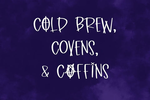 Broomsticks Witchy Font Font Beck McCormick 