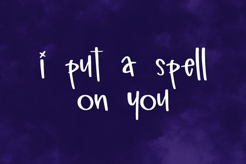 Broomsticks Witchy Font Font Beck McCormick 